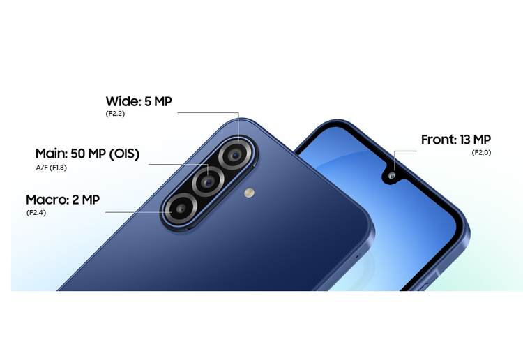 Samsung, Exynos 1330, circle to search, Gemini Live, IP54, Samsung galaxy f17, galaxy f17, spesifikasi galaxy f17, harga galaxy f17, Samsung Galaxy F17 5G Resmi, Desain Tipis dan Android 6 Tahun