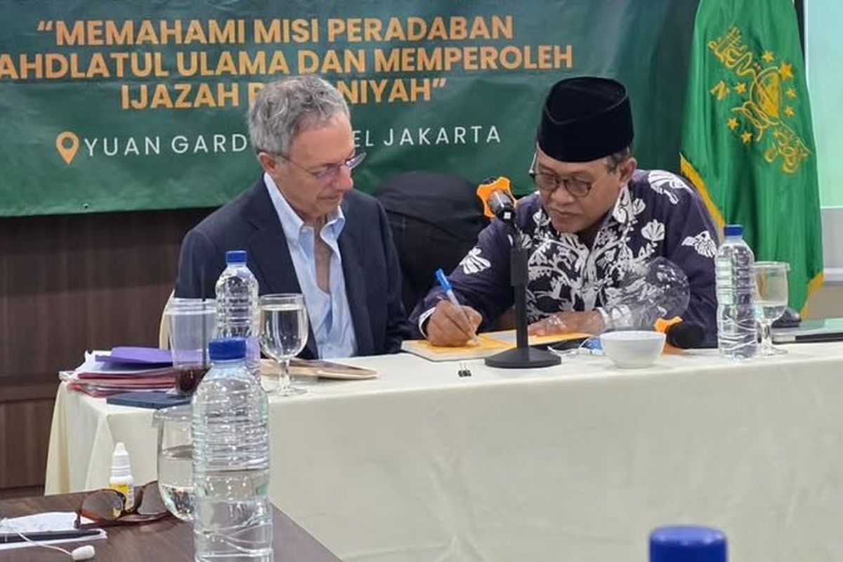 Yahya Cholil Staquf, Gus Yahya, Ketum PBNU, peter berkowitz, akademisi pro-israel, Akademisi Pro Israel Peter Berkowitz Jadi Pemateri Akademi Kepemimpinan PBNU, Ini Penjelasan Gus Yahya
