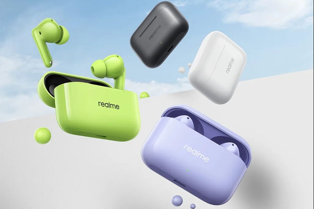 Realme, Realme Buds T200, Indonesia, Spesifikasi Realme Buds T200, Harga Realme Buds T200, spesifikasi Realme Buds T200, harga Realme Buds T200, TWS Realme Buds T200 Resmi di Indonesia, Harga Rp 300.000