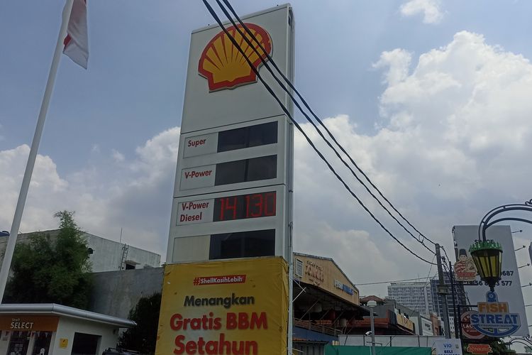 SPBU Shell, BBM Shell, Shell Indonesia, Papan Harga Rp 0, Stok BBM di SPBU Shell Masih Kosong