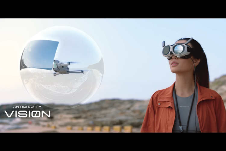drone, Insta360, Antigravity A1, drone 360, drone 360 pertama, kamera Insta360, Insta360 Antigravity A1 Resmi, Drone 360 Pertama di Dunia dengan Kamera 8K