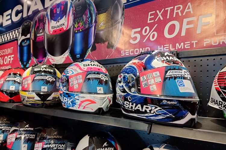 MotoGP, pebalap MotoGP, IMHAX 2025, Helm MotoGP, pebalap motogp, Helm Pebalap MotoGP di IMHAX 2025, mulai Rp 7 Jutaan