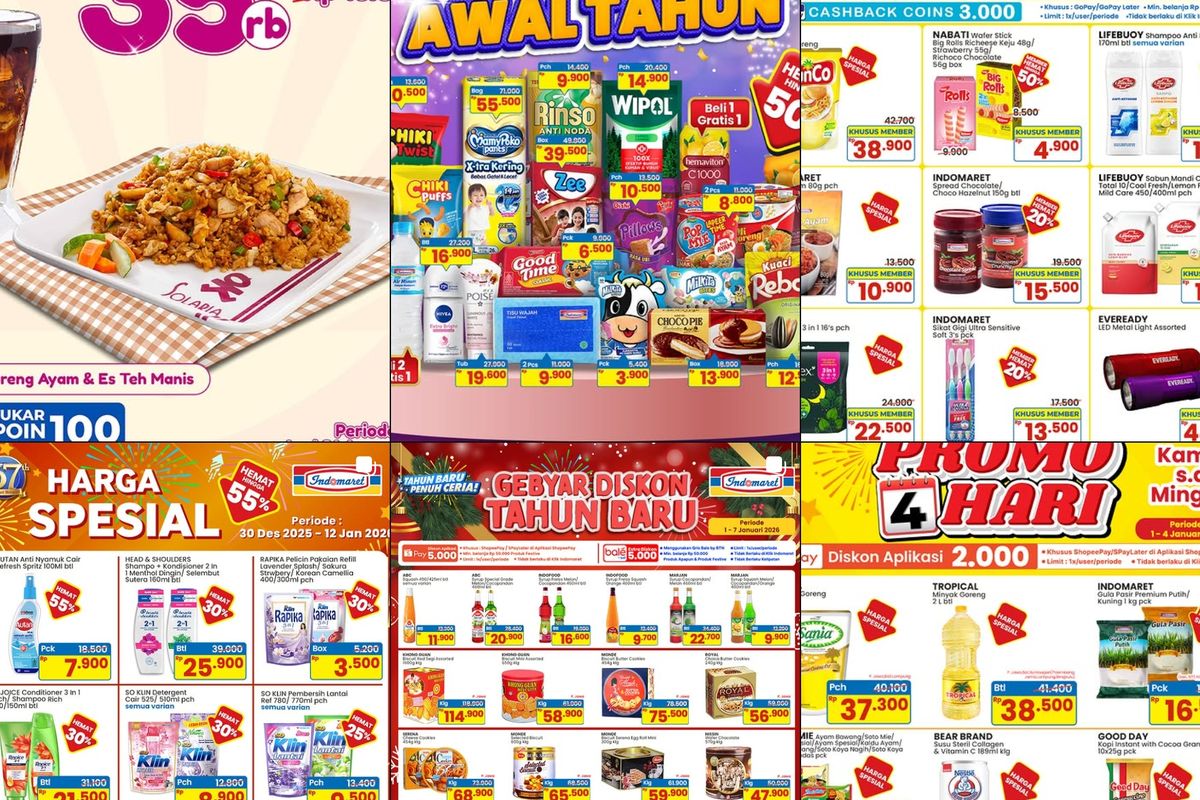 Indomaret, promo Indomaret, promo Indomaret hari ini, Promo Indomaret Hari Ini 7 Januari 2026, Tebus Murah Detergen Hanya Rp 10.000, 1. Cashback Rp 5.000, 2. Purchase with Purchase (hari ini terakhir), 3. Tebus Heboh (hari ini terakhir), 4. Beli Banyak Lebih Hemat (hari ini terakhir), 5. Paling Murah (hari ini terakhir), 6. Hemat Minggu Ini (hari ini terakhir)