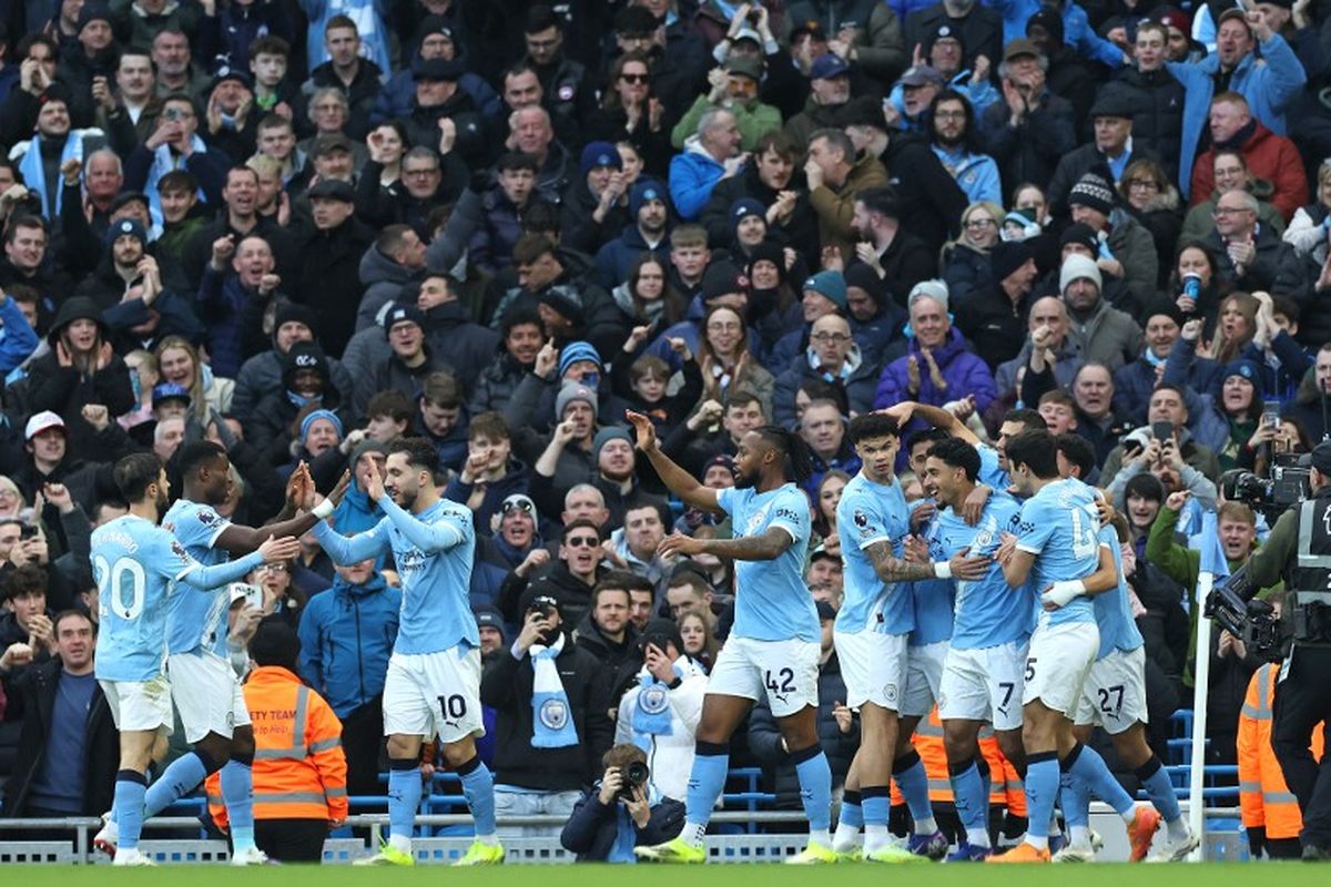 Premier League, Manchester City, Wolverhampton Wanderers, Omar Marmoush, Hasil Man City Vs Wolves 2-0: Gol Omar Marmoush Menangkan The Citizens