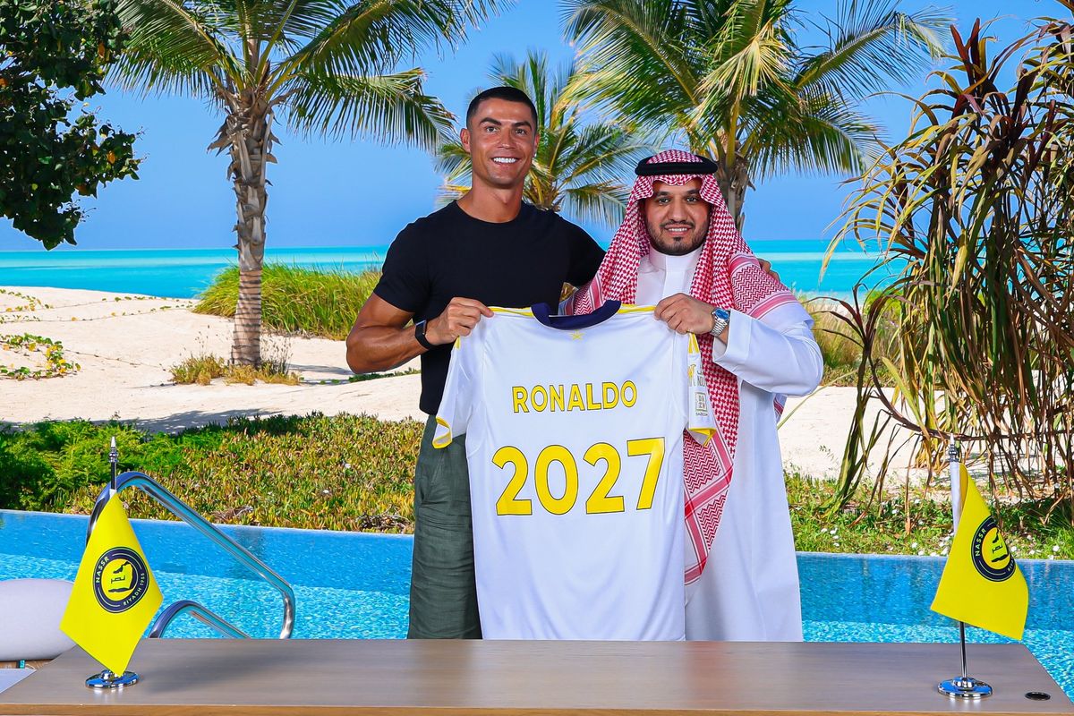 Cristiano Ronaldo, Al Nassr, Liga Pro Arab Saudi, Liga Arab Saudi, Ronaldo Perpanjang Kontrak, Detail Kontrak Baru Cristiano Ronaldo di Al Nassr, Rp 4 Triliun per Tahun dan Rp1,6 Miliar per Gol