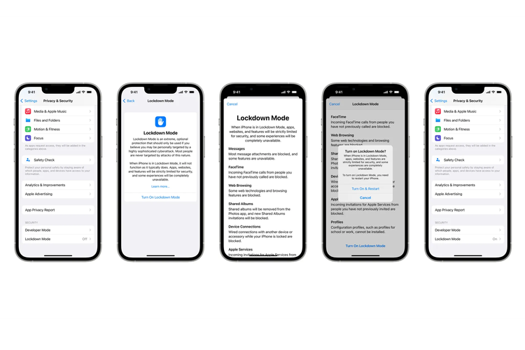 iPhone, jurnalis, Lockdown Mode, data, iPhone 13, Mode Lockdown, Apple, iOS 16, spyware, malware, Mode Lockdown di iPhone Bikin FBI Kerepotan Bobol HP