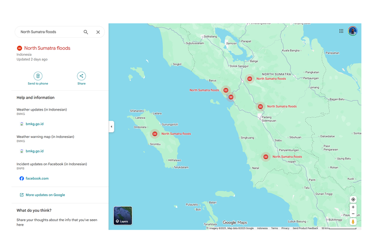banjir Sibolga, banjir Sumatera Utara, Google, titik banjir, google search, Banjir Sumatera Utara, banjir sibolga, banjir bandang di sibolga, banjir sumatera, flood alerts, banjir di tapanuli, google alerts, Peringatan Darurat Banjir Sumatera Utara Muncul di Google, Tampilkan Titik Lokasi Terdampak