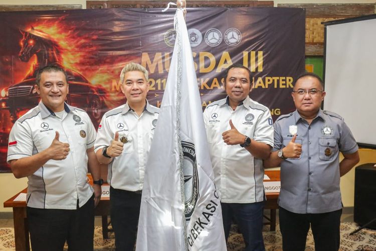 MBW211CI Bekasi, komunitas, Komunitas Mercedes-Bens Bekasi Sukses Gelar Musda Ke-3