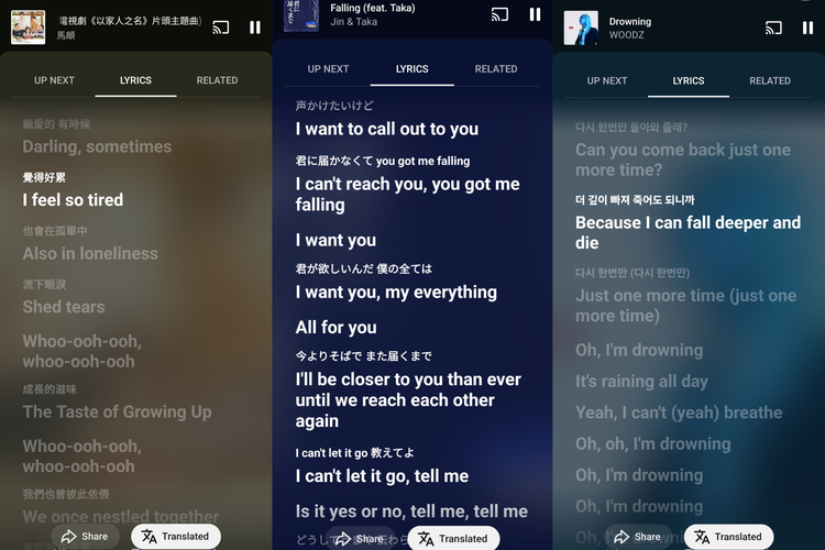 lirik, YouTube, YouTube Music, lyrics translation, Fitur Baru YouTube Music Bisa Terjemahkan Lirik Lagu K-pop dll