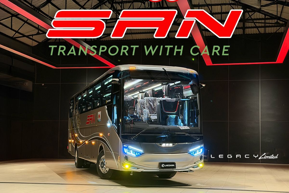 PO SAN, bus baru, PO SAN Punya Bus Baru, Legacy SR3 Limited Edition HUT ke-36