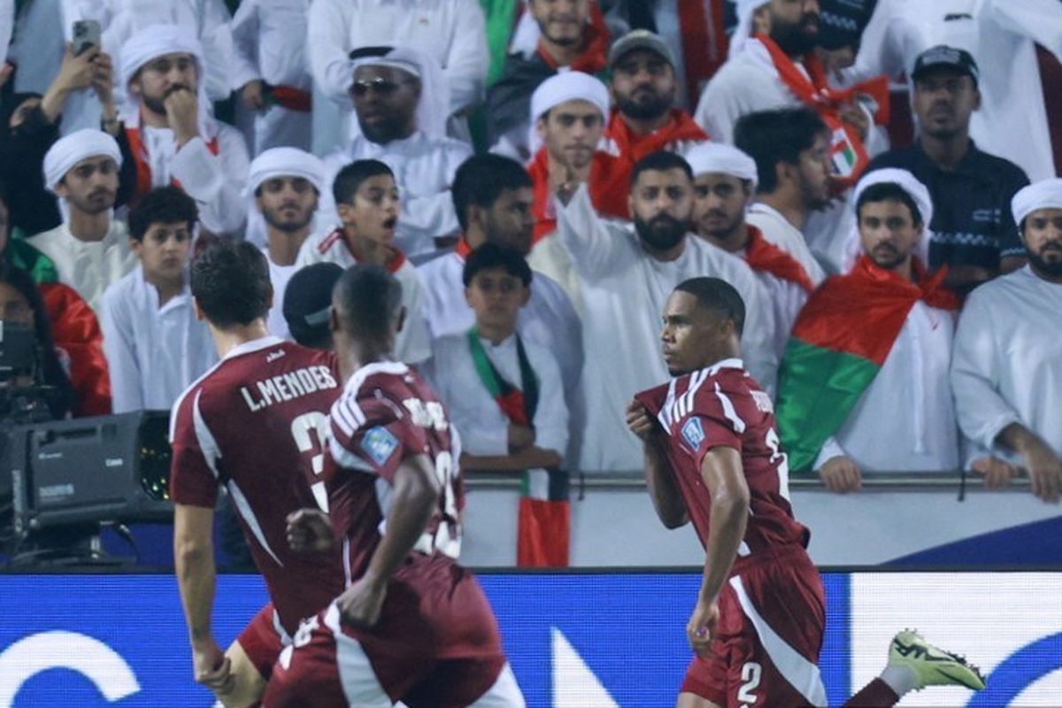 qatar, kualifikasi piala dunia 2026, Qatar vs UEA, Hasil Qatar Vs UEA 2-1: Qatar Melaju ke Piala Dunia 2026