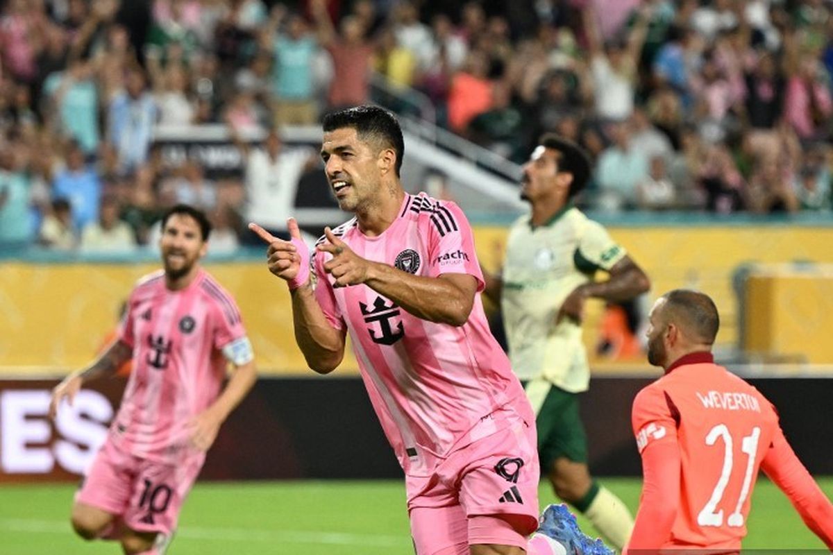 Inter Miami, Palmeiras, Lionel Messi, Piala Dunia Antarklub 2025, Luis Suarez, Piala dunia antarklub 2025, hasil piala dunia klub 2025, hasil piala dunia antarklub 2025, hasil inter miami vs palmeiras, skor inter miami vs palmeiras, Hasil Inter Miami Vs Palmeiras 2-2: Tim Messi Gagal Jadi Juara Grup A