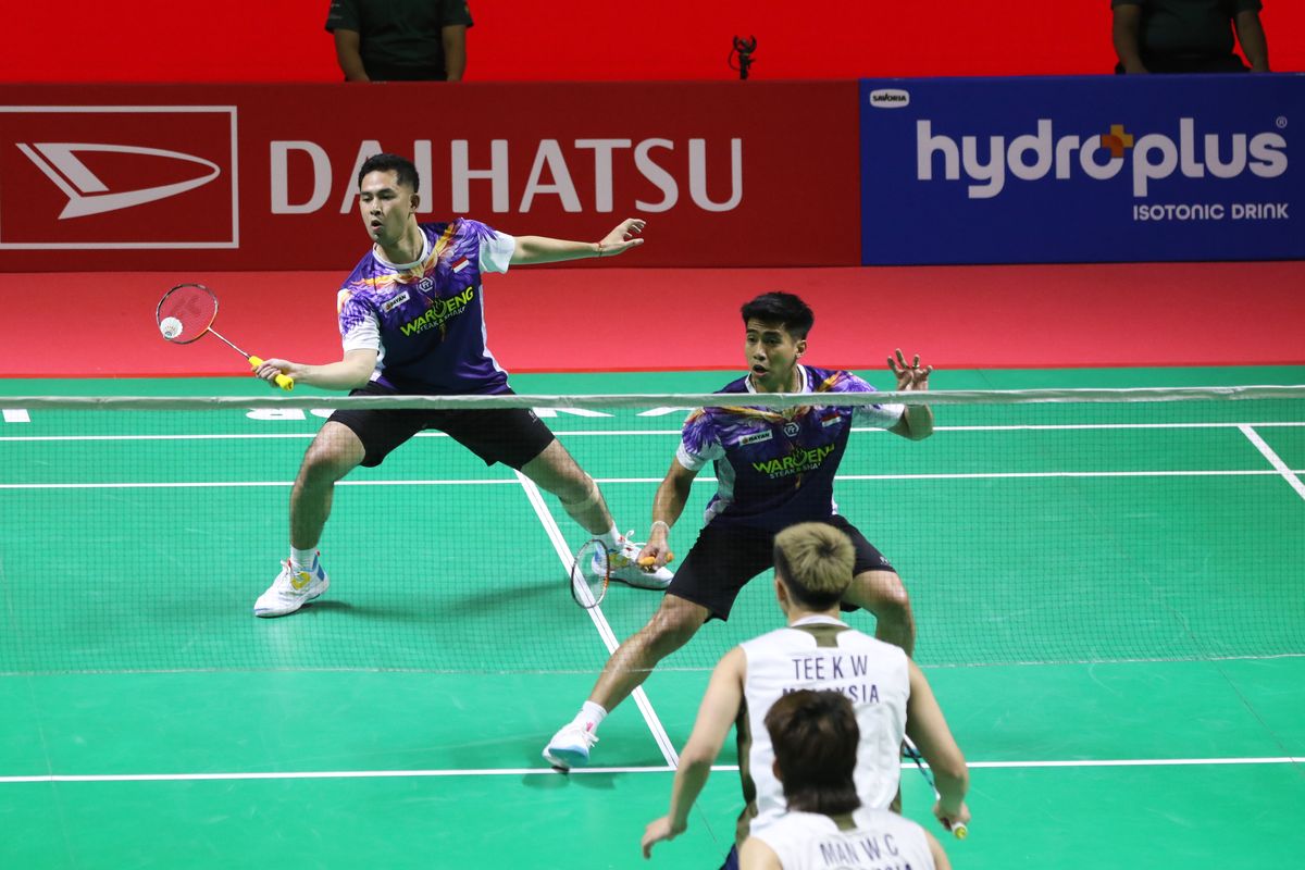 ganda putra Indonesia, Indonesia Masters 2026, Hasil Indonesia Masters 2026: Sabar/Reza Segel Tiket Final, Singkirkan Murid Herry IP
