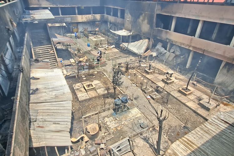 letupan gas, penyebab kebakaran, Pasar Wonogiri, korsleting listrik, kebakaran pasar wonogiri, Kebakaran Pasar Wonogiri Diduga karena Korsleting, Pedagang: Suasananya Seperti Kiamat