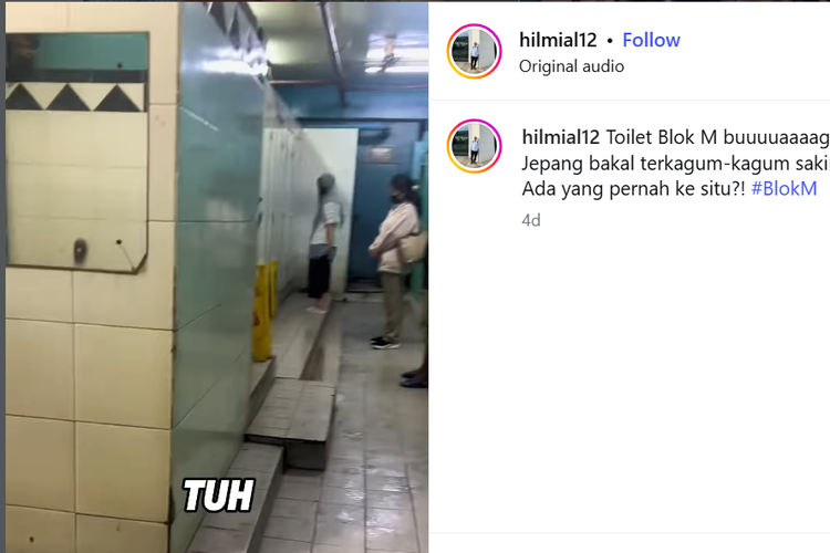 toilet Blok M, Viral Video Toilet Blok M Disebut Jelek, Ini Lokasi Toilet Bersih di Blok M
