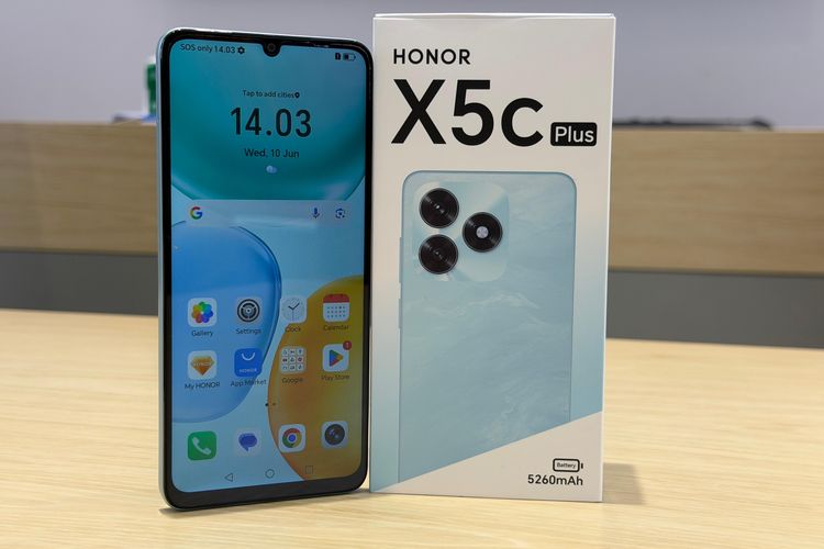 Honor X5c Plus, Harga Honor X5c Plus, Ponsel Honor X5c Plus Resmi di Indonesia, Harga Rp 2,2 Juta Bawa Baterai Jumbo