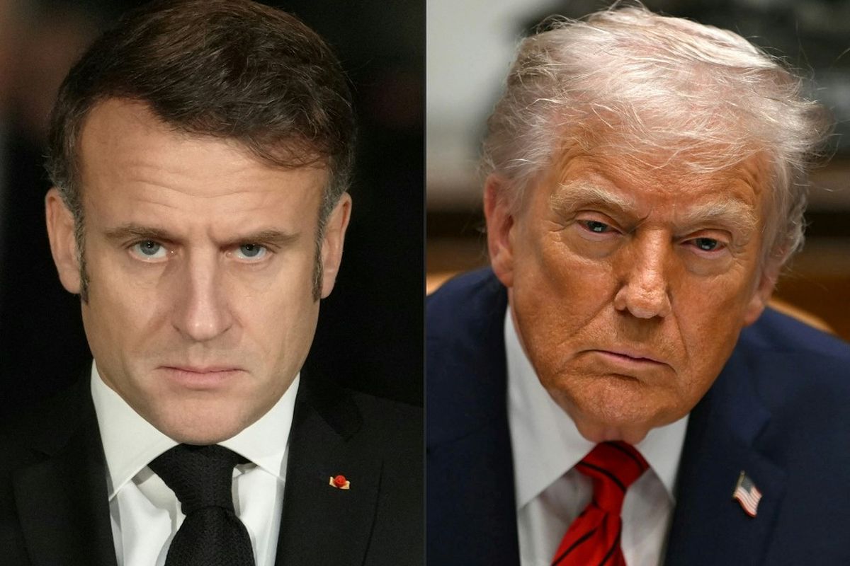 Donald Trump, chat, NATO, Mark Rutte, Truth Social, Trump, diplomasi, media sosial, Presiden Macron, Trump Umbar Chat Pribadinya dengan Presiden Macron dan Sekjen NATO ke Medsos, Bahas Isu Greenland