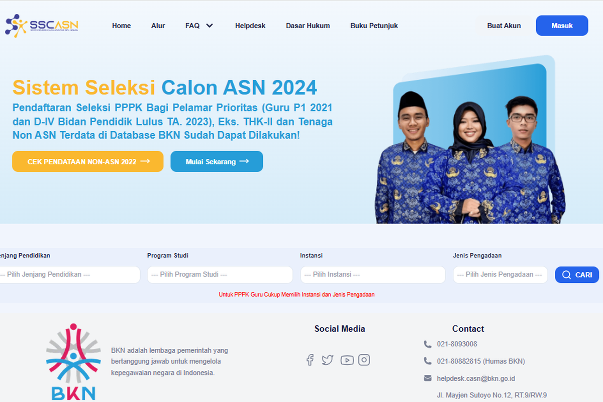 PPPK, SSCASN, PPPK part time, PPPK paruh waktu, sscasn.bkn.go.id, pppk paruh waktu 2025, Cara Pengisian DRH NI PPPK Paruh Waktu 2025 di sscasn.bkn.go.id