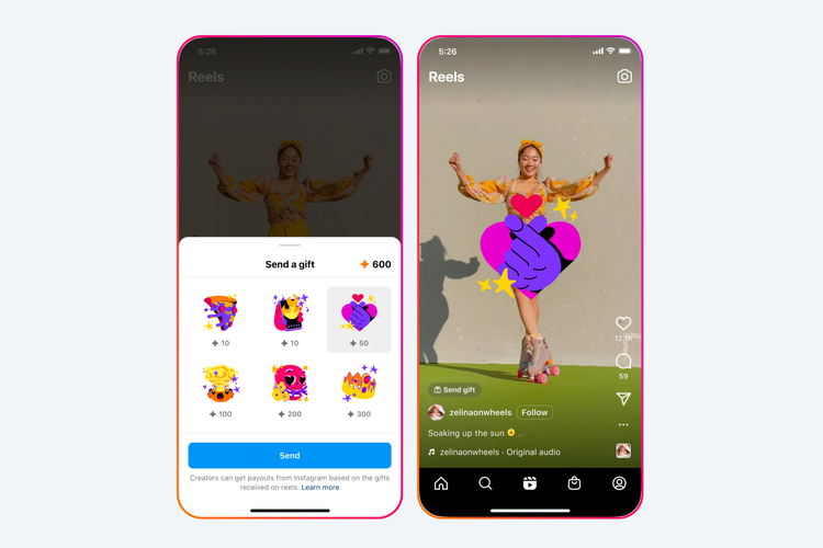 monetisasi, Instagram, Instagram Gifts, Reels, 2 Cara Dapat Uang dari Instagram untuk Kreator Indonesia, Ini Syaratnya