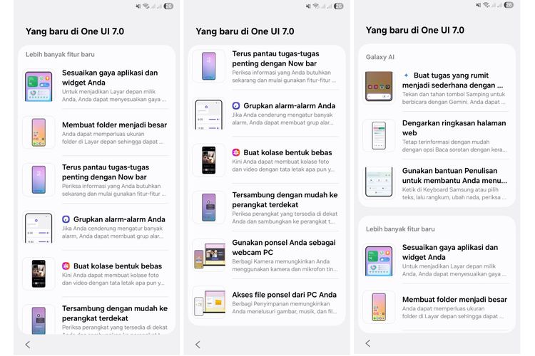 Samsung, One UI 7, Samsung S23, Android 15, Galaxy S23, samsung s23, one UI 7, Samsung Galaxy S23 Ultra di Indonesia Sudah Kebagian OneUI 7 Android 15, Now Bar di layar kunci, Ikon baru yang lebih tegas, Gemini Live, Grup alarm