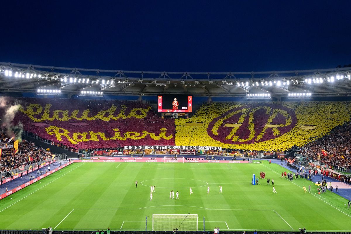 Claudio Ranieri, Liga Italia, Roma vs Milan, Serie A, Stadio Olimpico Roma, Tutup Karier di Olimpico, Ranieri Emosional Melihat Tifo Fans Roma