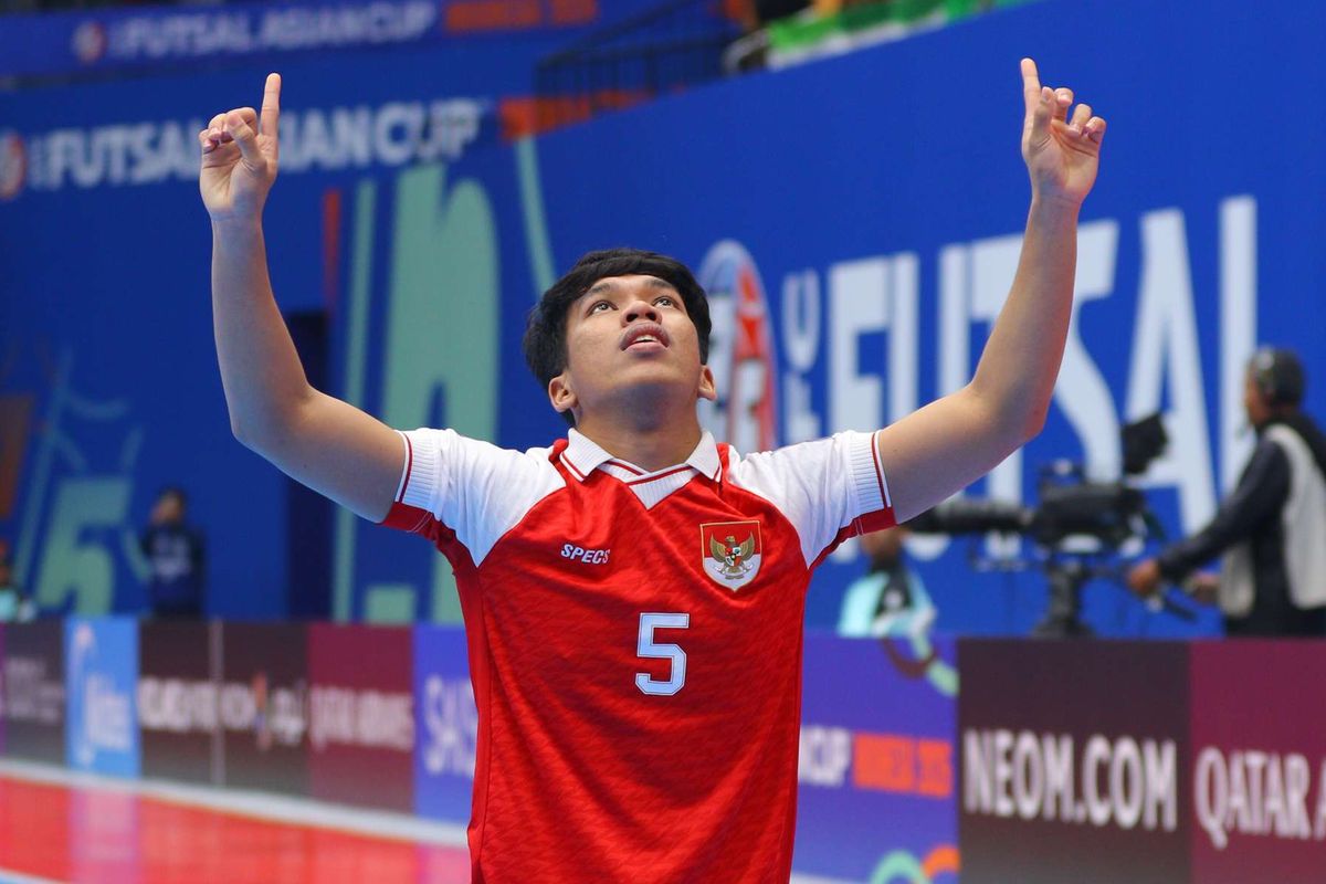 Israr Megantara, Piala Asia Futsal 2026, Muhammad Osamanmusa, Top Skor Timnas Indonesia di Piala Asia Futsal 2026, Israr Cetak 5 Gol