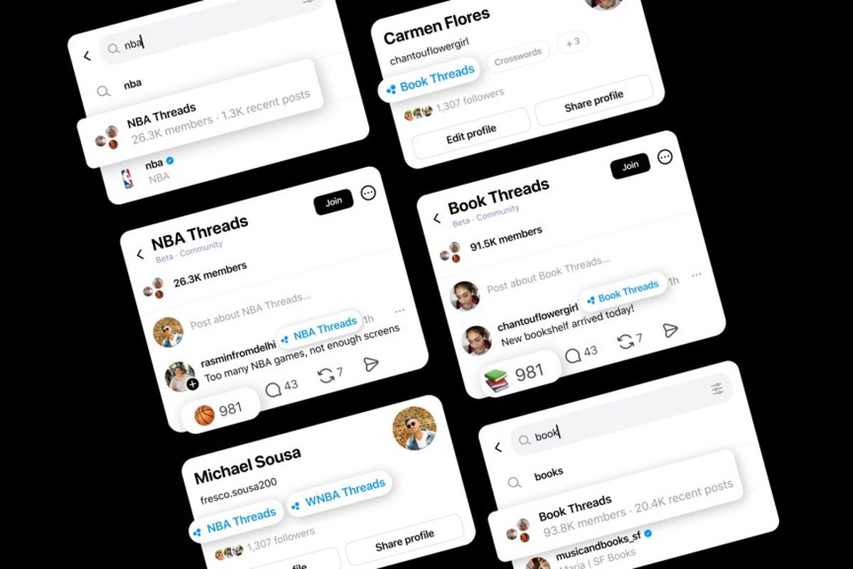 Komunitas, Communities, meta, Threads, Topics, Meta Rilis Fitur Communities di Threads, Pengguna Bisa Gabung 