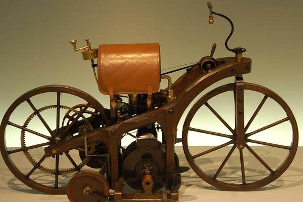 sepeda motor, motor, Sejarah Motor Pertama di Dunia, Begini Ceritanya