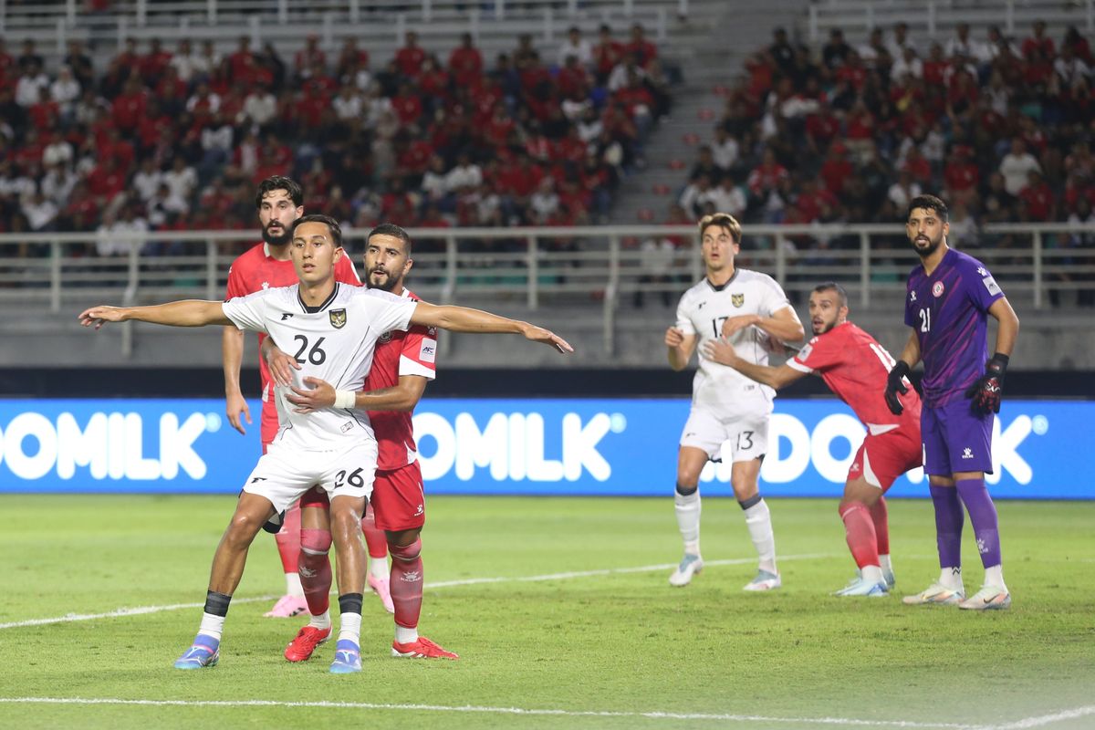 Timnas Indonesia, Patrick Kluivert, hasil Timnas Indonesia, FIFA Matchday, hasil Indonesia vs Lebanon, skor Indonesia vs Lebanon, Timnas Indonesia vs Lebanon, Timnas Lebanon, Hasil Timnas Indonesia vs Lebanon, Hasil HT Timnas Indonesia Vs Lebanon 0-0: Garuda Masih Sulit Cetak Gol