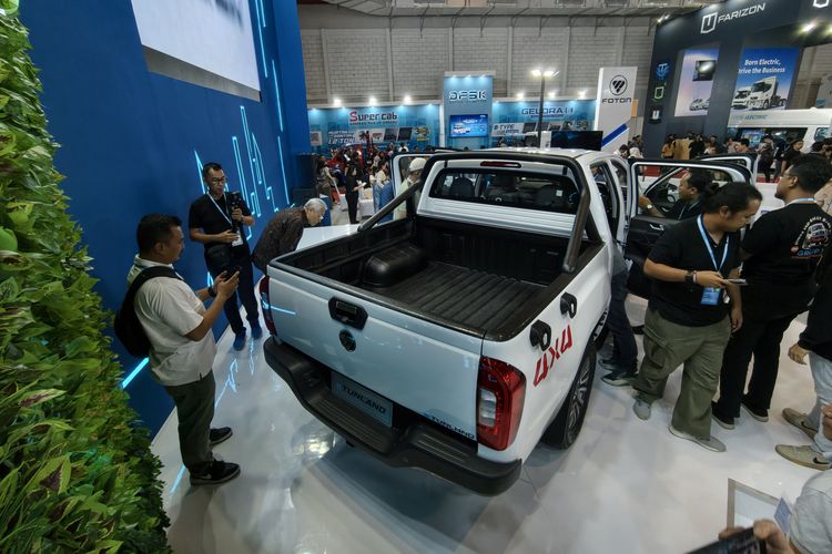 Foton, double cabin, Foton Luncurkan Pikap Kabin Ganda Listrik eTunland