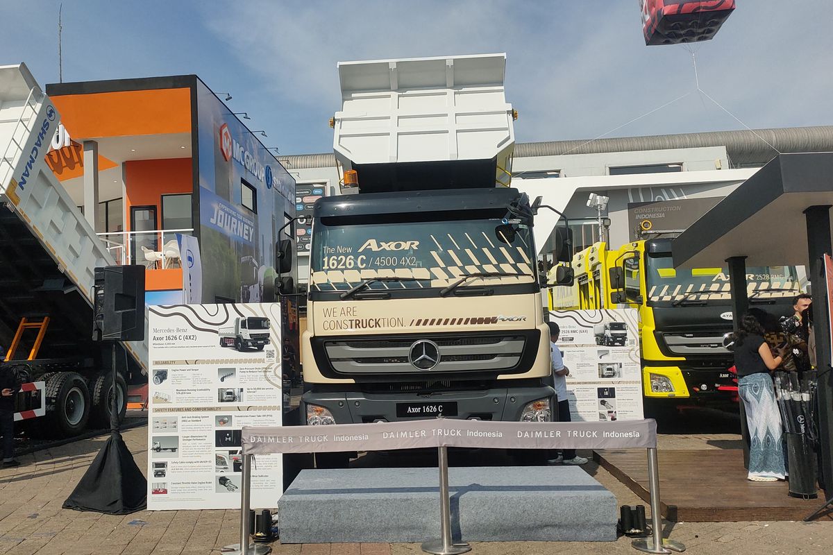 industri konstruksi, Daimler Commercial Vehicles, Mercedes-Benz Axor, peluncuran truk, Daimler Luncurkan Truk Axor 1626 C untuk Industri Konstruksi
