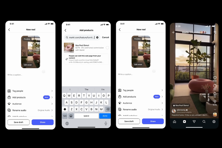 Instagram, link produk, YouTube Shorts, TikTok Shop, link afiliasi, Instagram Umumkan Fitur Baru, Kreator Bisa Sematkan Link Affiliate di Reels