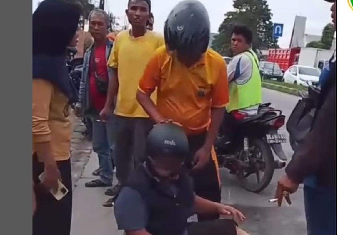 Medan, polisi pukul pengendara motor, polisi gangguan jiwa, Kasus Polisi Pukul Pengendara Motor: Riwayat Skizofrenia Bripda G Terungkap