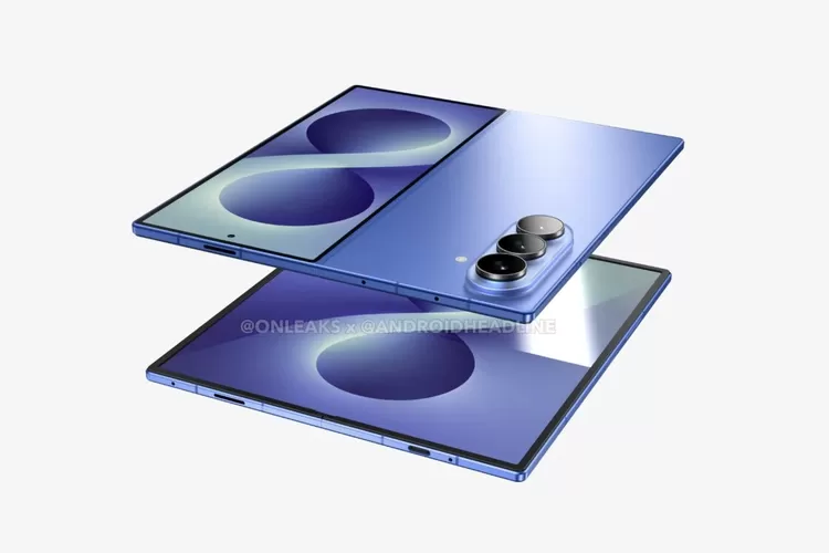 ponsel lipat, Samsung, Galaxy Z Fold 8, Samsung Z Fold 8, Bocoran Desain Samsung Galaxy Z Fold 8, Bentuk Mirip Jeroan Diupgrade