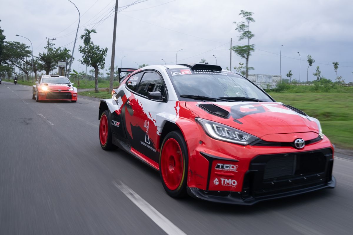 Toyota, GR Yaris, TGRI, Kejurnas Sprint Rally, GR Yaris Rally2 Bawa TGRI Kuasai Seri Perdana Kejurnas Sprint Rally