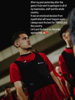 Indonesia, Irak, Timnas Indonesia, Timnas, Instagram, Kualifikasi Piala Dunia 2026, Piala dunia 2026, Arab Saudi, Justin Hubner, Justin Hubner Minta Maaf atas Unggahan Instagram Usai Lawan Arab Saudi