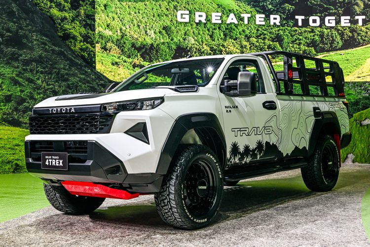 Hilux, Gazoo Racing, GR Parts, modifikasi, Toyota, Pikap Kabin Ganda, Hilux Travo, 4TREX, Modifikasi Toyota Hilux Travo 4TREX, Siap Diajak Off-Road