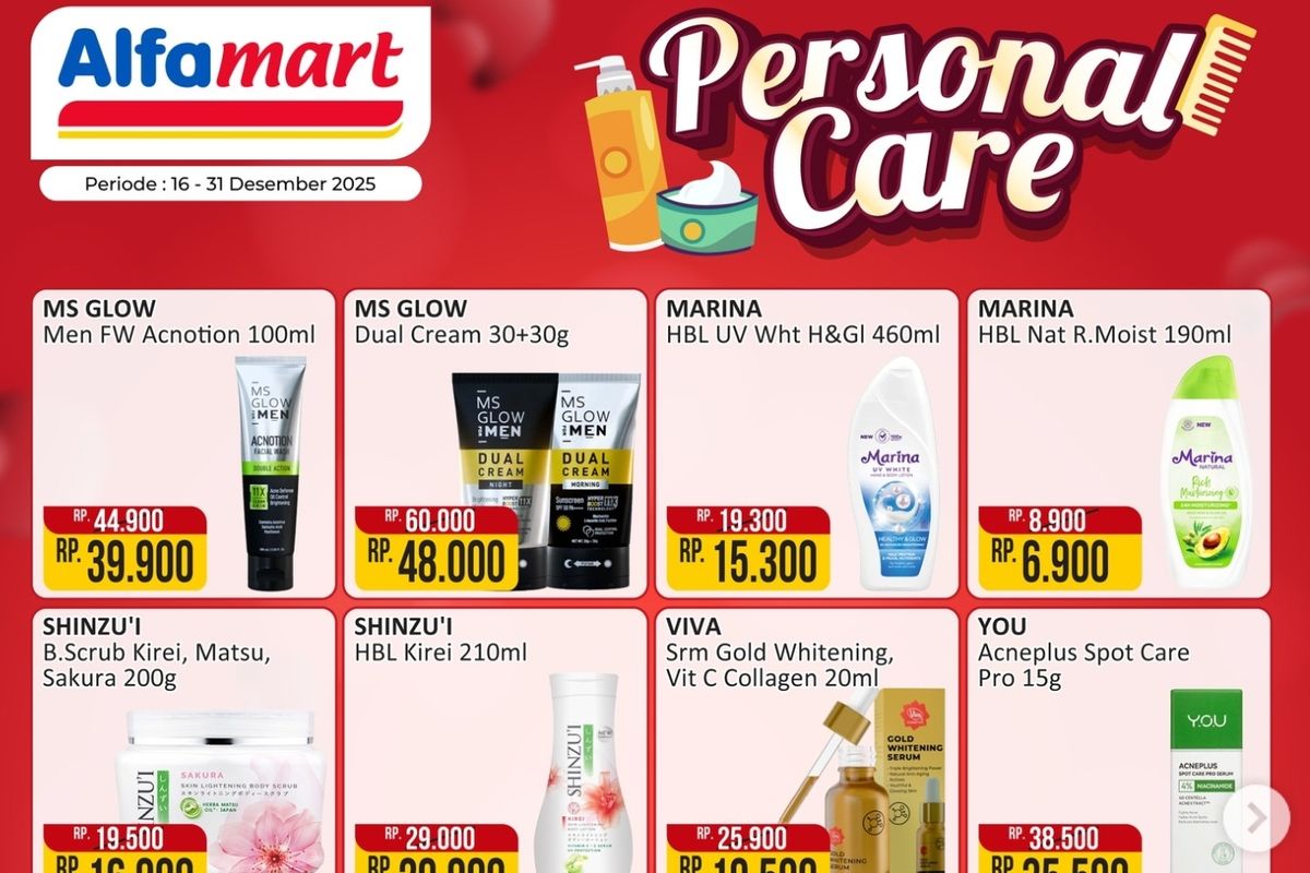Alfamart, promo Alfamart, Promo Alfamart Hari Ini 30 Desember 2025: Cetaphil Turun Harga, 1. Promo Gantung (hingga 1 Januari 2026), 2. Tanpa Syarat Belanja, 3. Personal Care Fair (hingga 31 Desember), 4. Minyak Goreng Hemat (hingga 1 Januari 2026), 5. Liburan Asyik Natal dan Tahun Baru (hingga 1 Januari 2026), 6. Promo Tebus Murah (hingga 31 Desember), 7. Dapur Year End Sale (hingga 31 Desember)