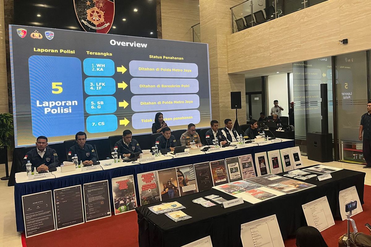 anggota dpr, Facebook, Bareskrim Polri, anggota DPR RI, TikTok, Ahmad Sahroni, patroli siber, Dittipidsiber Polri, Bareskrim Tangkap Pemilik Akun Medsos Terkait Dugaan Penghasutan Aksi Penggerudukan Rumah Anggota DPR
