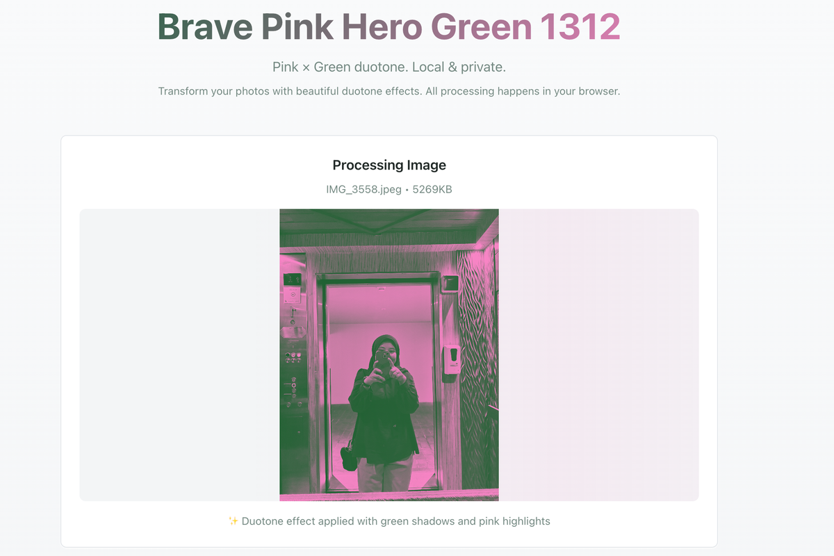 media sosial, Brave Pink, Link Edit Foto Profil Warna Pink dan Hijau, foto profil pink hijau, cara buat foto profil pink hijau, Link Edit Foto Profil Warna Pink dan Hijau di Media Sosial dan Cara Buatnya