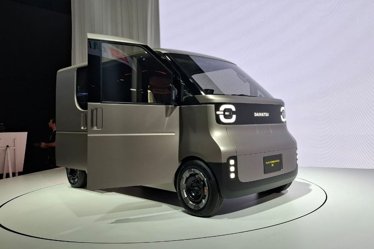 KotaK, kei car, Daihatsu, mobil listrik, mobil konsep, otonom, Japan Mobility Show 2025, Kayoibako-K, Mungil, Pintar, dan Listrik, Daihatsu Kayoibako Curi Perhatian di JMS 2025