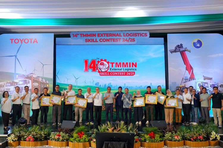 Toyota, TMMIN, logistik, otomotif, Logistik, toyota Indonesia, kendaraan bermotor, Tingkatkan Logistik Nasional, Toyota Gelar Logistic Skill Contest 2025