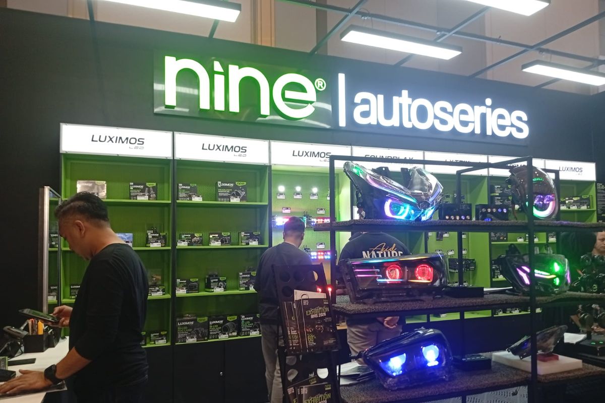 Nine Autoseries, Inovasi Lampu LED Double Laser Meluncur di IIMS 2026