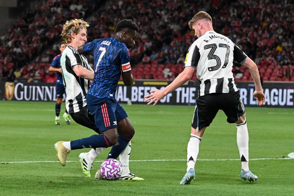 Arsenal, Newcastle, Arsenal vs Newcastle, Anthony Elanga, Mikel Merino, Liga Inggris, Premier League, hasil arsenal vs newcastle, Max Dowman, Hasil Arsenal Vs Newcastle 3-2: Sinar Bocah 15 Tahun, The Gunners Berjaya