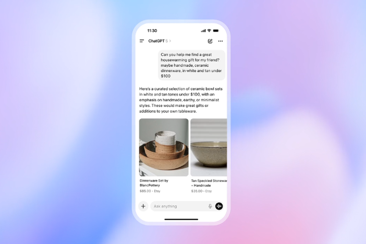 belanja, chatGPT, OpenAI, Instant Checkout, OpenAI Rilis Instant Checkout, Bisa Belanja Langsung di ChatGPT