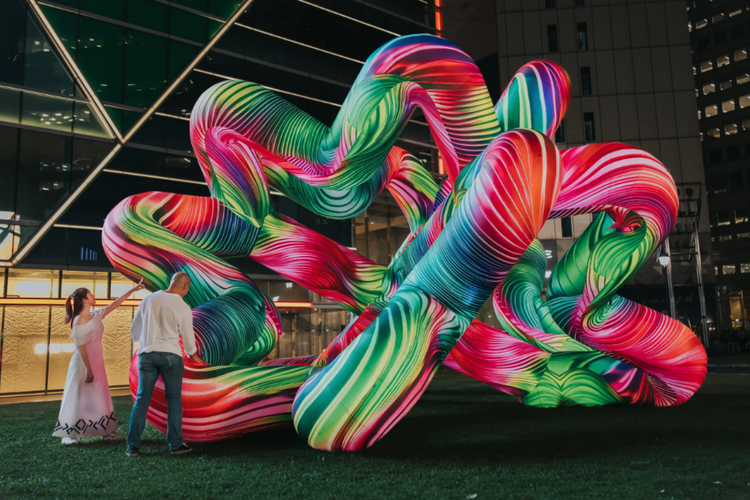 i Light Singapore 2026, Marina Bay, Festival Cahaya Digelar di Singapura, Pengunjung Bisa Gerakkan Karya Seni