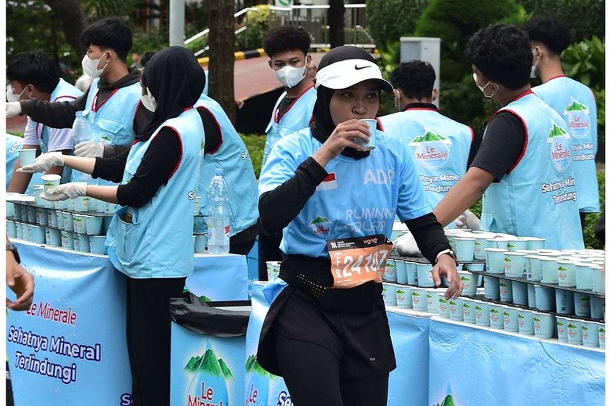 maraton, air mineral, marathon, JRF 2025, Terbukti Penuhi Standar Dunia, Le Minerale Dipercaya Jadi Official Mineral Water di JRF 2025