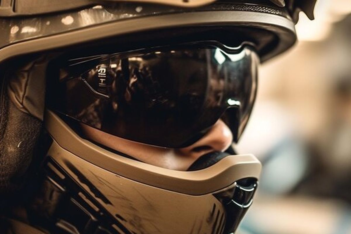 kaca helm, musim hujan, Penggunaan Kaca Helm Double Visor Aman Saat Hujan Deras?