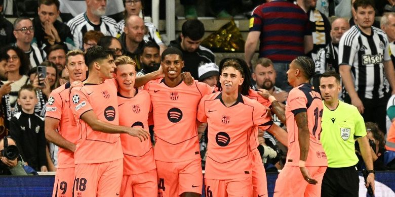 Barcelona, Marcus Rashford, bursa transfer, Manchester United, LaLiga, Barcelona Siap Permanenkan Marcus Rashford dari Man United