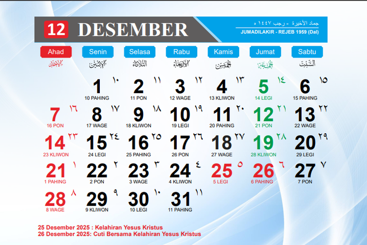 libur nasional, cuti bersama, libur Desember 2025, Kalender Desember 2025: Kapan Libur untuk ASN dan Karyawan Swasta, serta Libur Sekolah?, Jadwal Libur Akhir Tahun 2025 untuk ASN/PNS, Jadwal Libur Akhir Tahun 2025 untuk Karyawan Swasta, Potensi Long Weekend untuk ASN/PNS dan Karyawan Swasta, Libur Akhir Tahun 2025 untuk Anak Sekolah